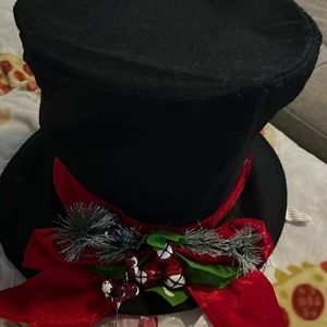 Christmas tree top hat